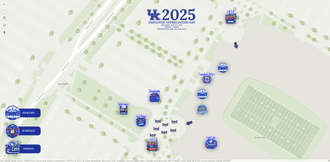 Map of UKAD activities