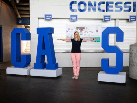A UK employee participates in 2019's UK Appreciation Day, an event that thanks employees for their service to the university. Mark Cornelison l UK Photo.